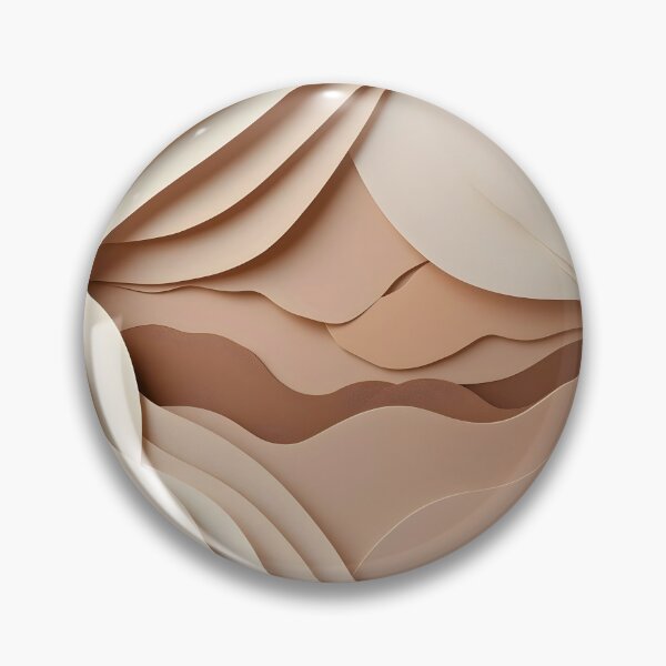 Item preview, Organic Layers: Modern Minimalist Paper-Cut Abstract Topography Art designed and sold by Cozyartsss.