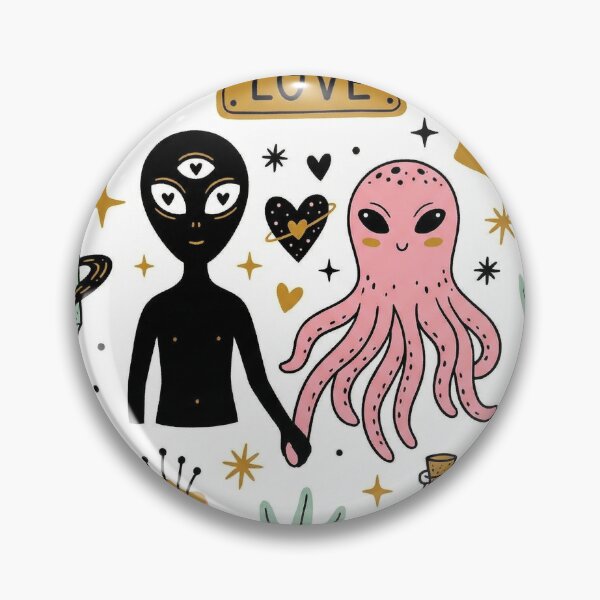 Item preview, Cosmic Alien Love Potion Octopus Romance designed and sold by zzz888.