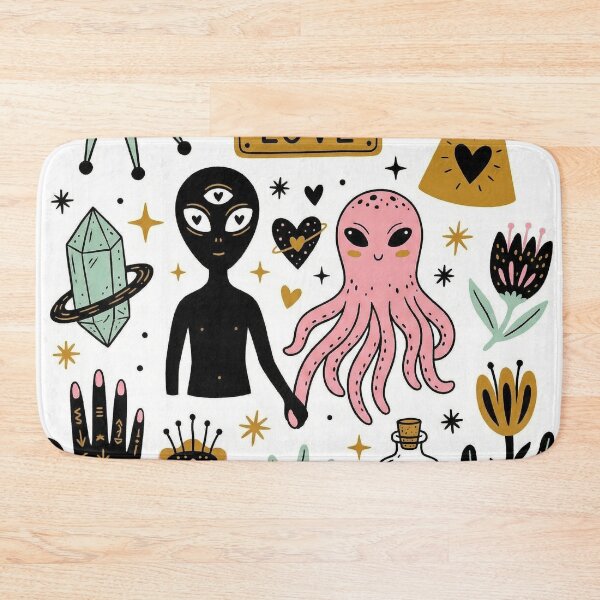 Item preview, Cosmic Alien Love Potion Octopus Romance designed and sold by zzz888.