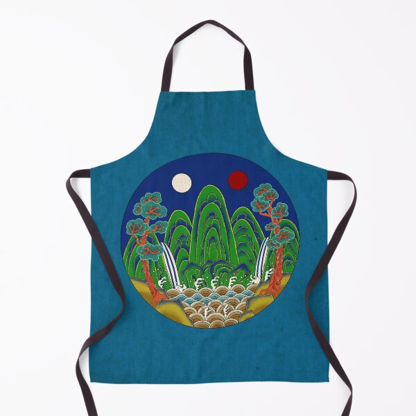 Item preview, Korean Folk Art: The Royal Sun, Moon, and Five Peaks C designed and sold by QamarART Paintings.