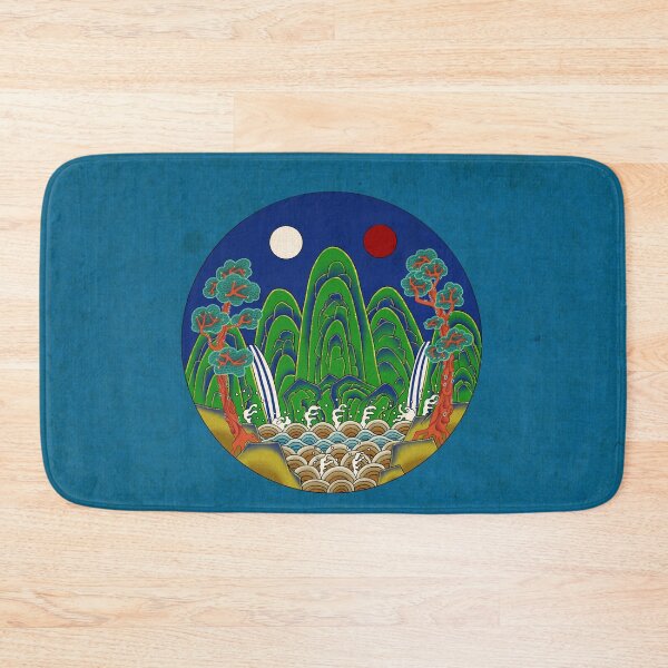 Item preview, Korean Folk Art: The Royal Sun, Moon, and Five Peaks C  designed and sold by QamarART Paintings.