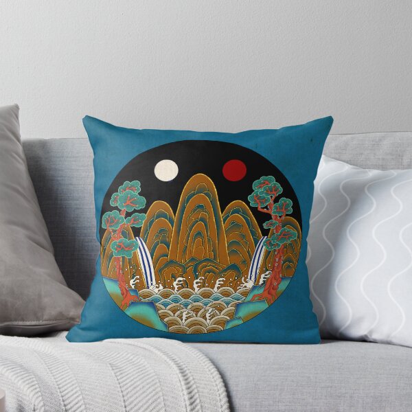 Item preview, Korean Folk Art: The Royal Sun, Moon, and Five Peaks D  designed and sold by QamarART Paintings.