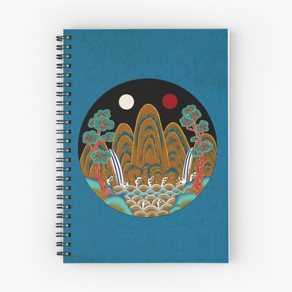Item preview, Korean Folk Art: The Royal Sun, Moon, and Five Peaks D  designed and sold by QamarART Paintings.