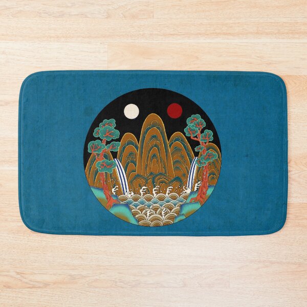Item preview, Korean Folk Art: The Royal Sun, Moon, and Five Peaks D  designed and sold by QamarART Paintings.