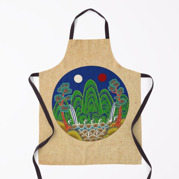 Item preview, Korean Folk Art: The Royal Sun, Moon, and Five Peaks E designed and sold by QamarART Paintings.