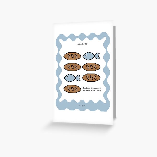 With little I have Greeting Card