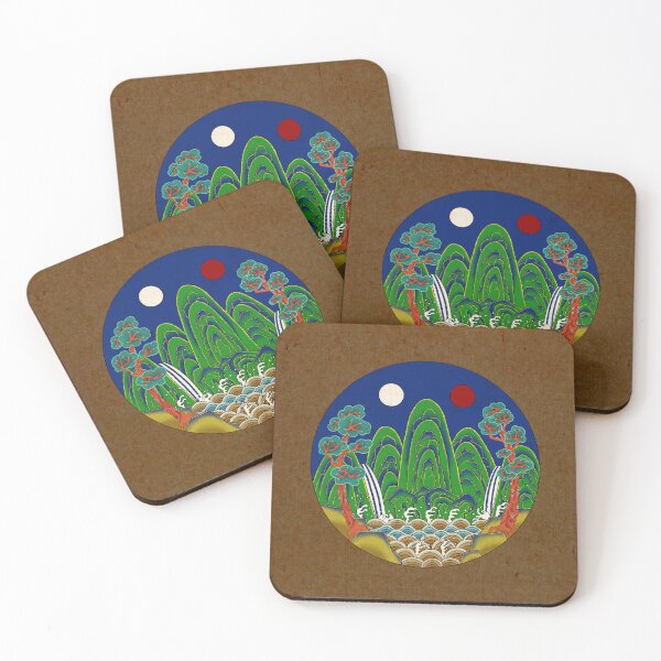 Item preview, Korean Folk Art: The Royal Sun, Moon, and Five Peaks G  designed and sold by QamarART Paintings.