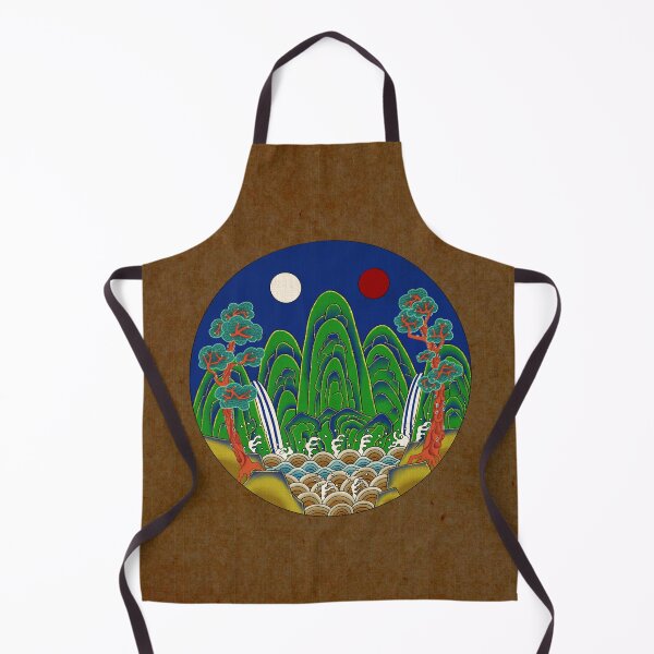 Item preview, Korean Folk Art: The Royal Sun, Moon, and Five Peaks G designed and sold by QamarART Paintings.