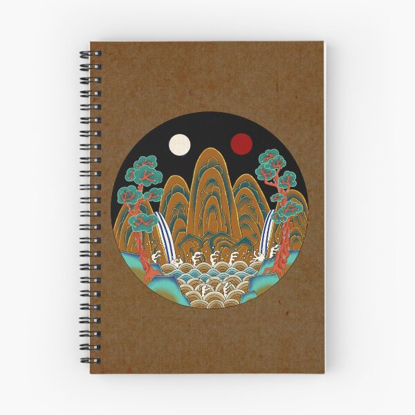 Item preview, Korean Folk Art: The Royal Sun, Moon, and Five Peaks H  designed and sold by QamarART Paintings.