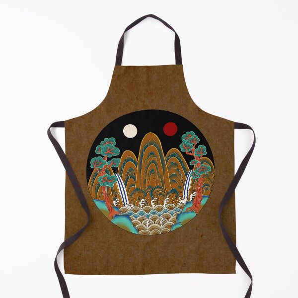 Item preview, Korean Folk Art: The Royal Sun, Moon, and Five Peaks H designed and sold by QamarART Paintings.