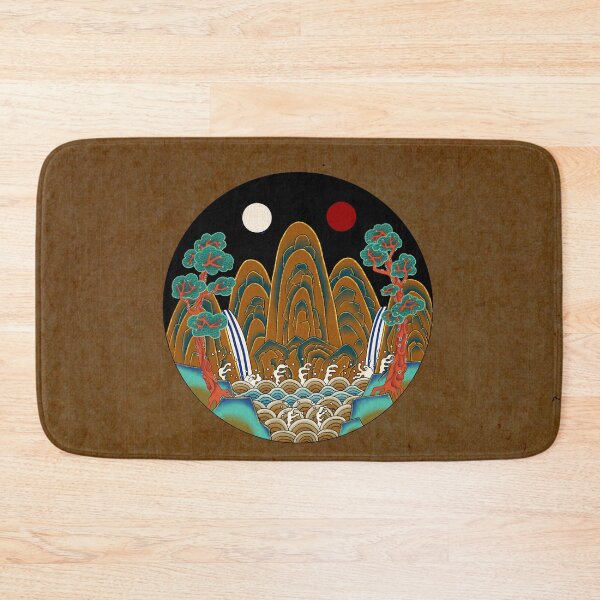 Item preview, Korean Folk Art: The Royal Sun, Moon, and Five Peaks H  designed and sold by QamarART Paintings.