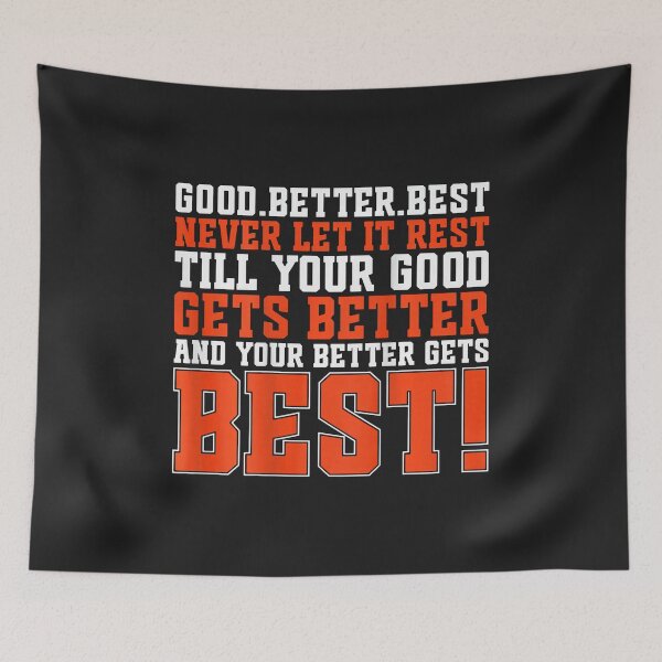 Item preview, Good Better Best Bear Outline Motivation  designed and sold by CriseldaBruning.