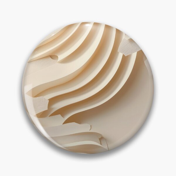 Item preview, Architectural Flow: Modern Minimalist Layered Sculptural Ribbon Abstract Art designed and sold by Cozyartsss.