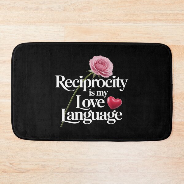 Item preview, Reciprocity Is My Love Language Flower Red Heart designed and sold by Shannon Bosley.