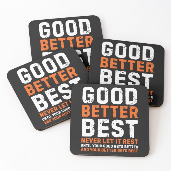 Item preview, Good Better Best Bear Outline Motivation  designed and sold by CriseldaBruning.