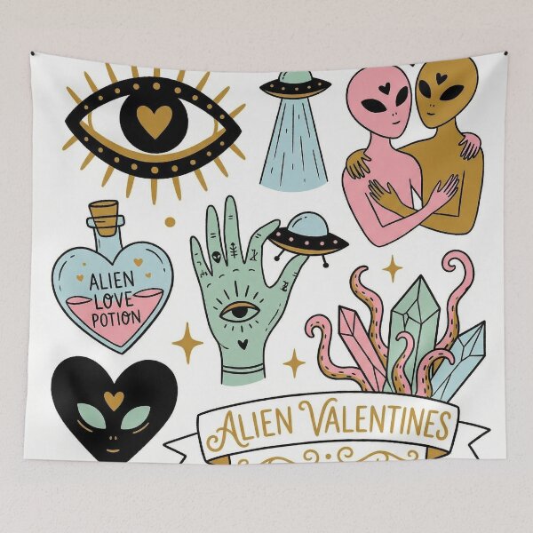 Item preview, Mystical Alien Valentine Love Potion Montage designed and sold by zzz888.