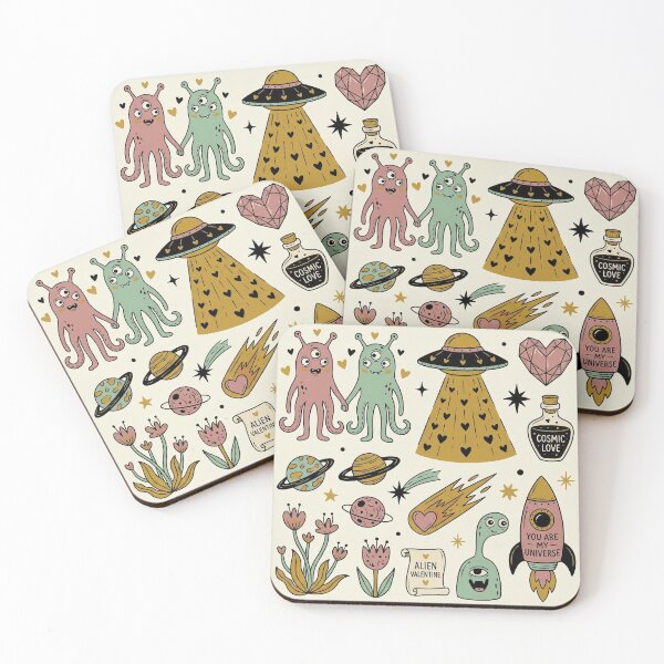 Item preview, You Are My Universe Alien Valentine Montage designed and sold by zzz888.