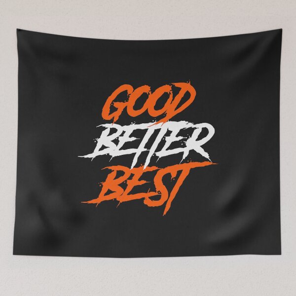 Item preview, Good Better Best Bear Outline Motivation  designed and sold by CriseldaBruning.