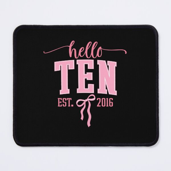 Item preview, Hello Ten Est. 2016 Coquette Bow 10th Birthday Girl designed and sold by jakaun.