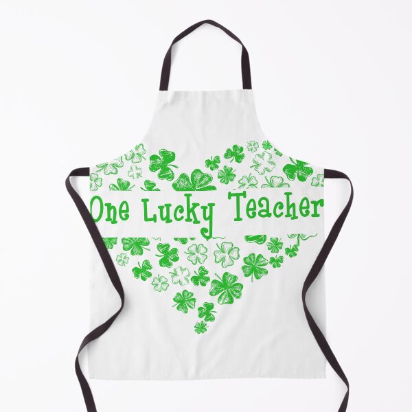 Item preview, One Lucky Teacher Heart Funny designed and sold by RoyesButler.