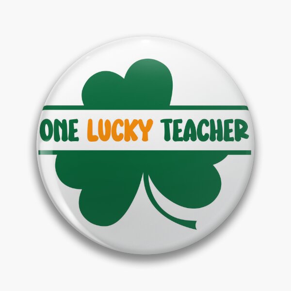 Item preview, One Lucky Teacher Shamrock designed and sold by RoyesButler.