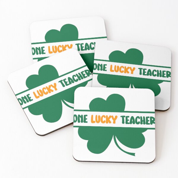 Item preview, One Lucky Teacher Shamrock designed and sold by RoyesButler.
