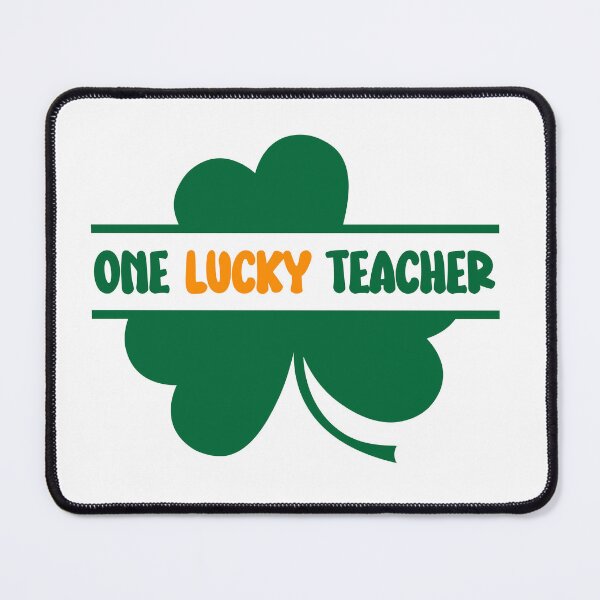 Item preview, One Lucky Teacher Shamrock designed and sold by RoyesButler.