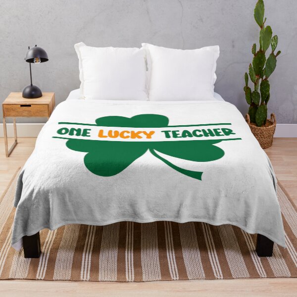 Item preview, One Lucky Teacher Shamrock designed and sold by RoyesButler.
