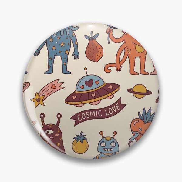 Item preview, Cosmic Love Cute Alien Couples Montage designed and sold by zzz888.