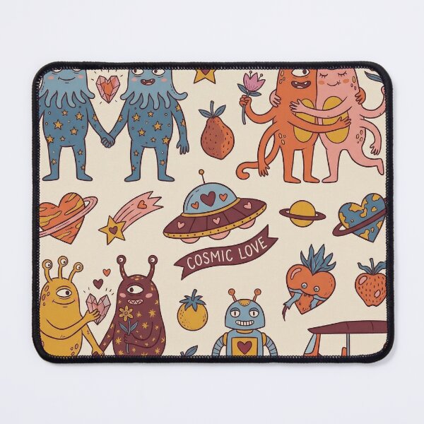 Item preview, Cosmic Love Cute Alien Couples Montage designed and sold by zzz888.