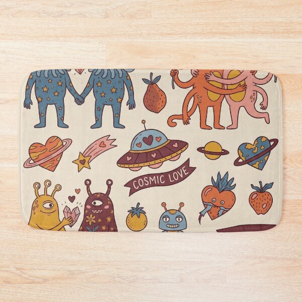 Item preview, Cosmic Love Cute Alien Couples Montage designed and sold by zzz888.