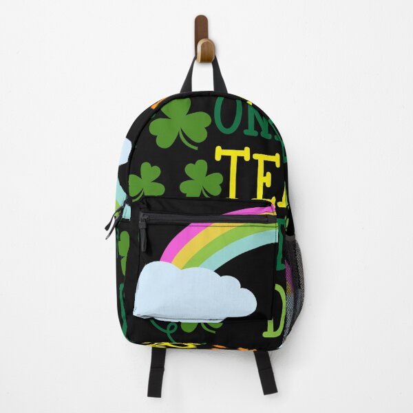 Item preview, One Lucky Teacher Heart Rainbow designed and sold by RoyesButler.