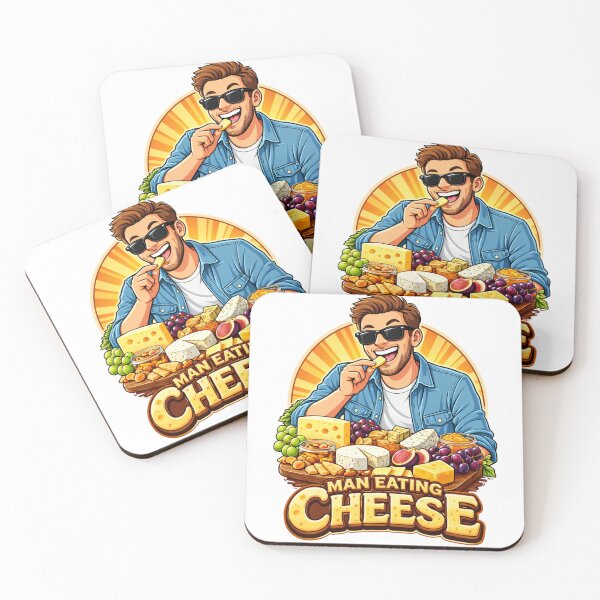 Item preview, The Ultimate Cheese Lover - Man Eating Cheese designed and sold by Sitred123.