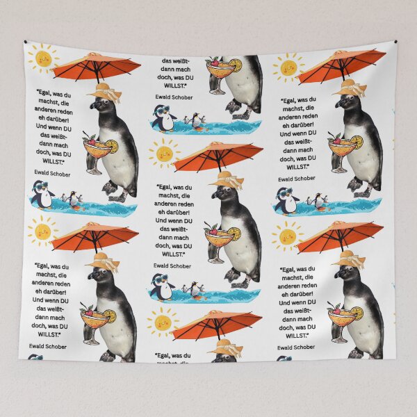 Item preview, Holiday penguin, do what you want! designed and sold by Katja LebenFreude.
