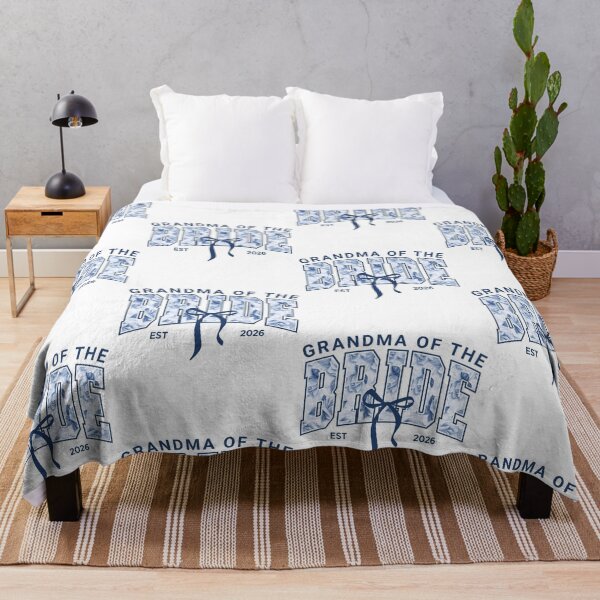 Item preview, Grandma Of The Bride 2026 Mrs Est 2026 Coquette Bow Blue  Toile Chinoiserie designed and sold by jakaun.