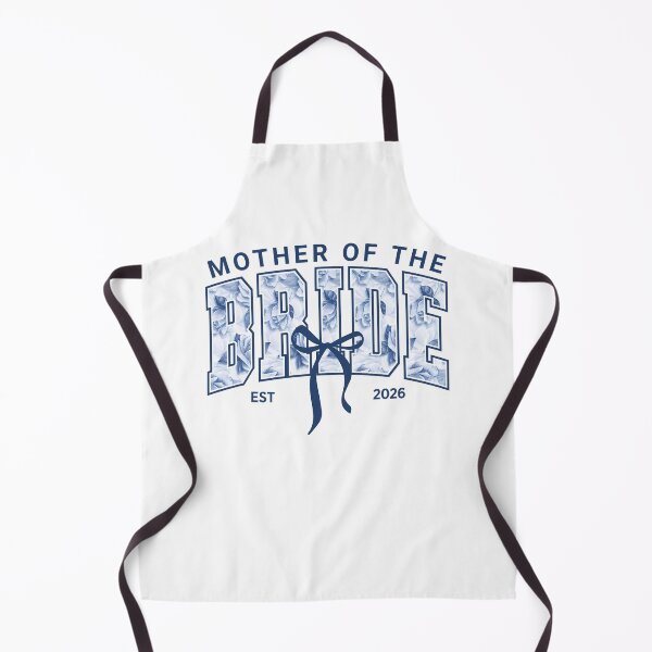 Item preview, Mother Of The Bride 2026 Mrs Est 2026 Coquette Bow Blue Toile Chinoiserie designed and sold by jakaun.