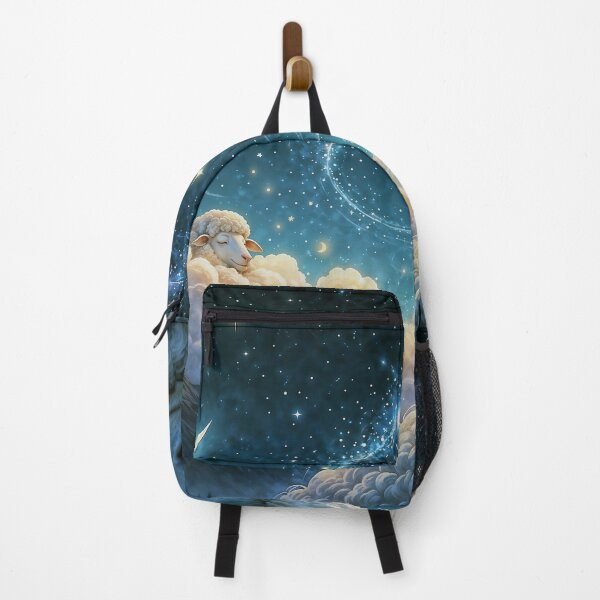 Item preview, Fluffy Sheep Sleeping in the Night Sky designed and sold by BandEstudio.