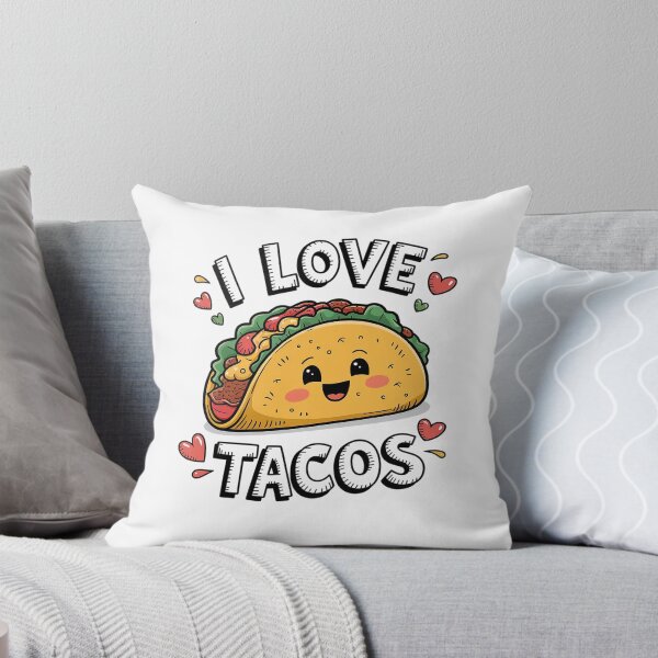 Item preview, I Love Tacos T shirt Cinco De Mayo Women designed and sold by catsdothingz.