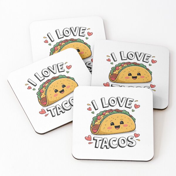 Item preview, I Love Tacos T shirt Cinco De Mayo Women designed and sold by catsdothingz.