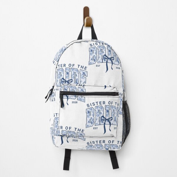 Item preview, Sister Of The Bride 2026 Mrs Est 2026 Coquette Bow Blue Toile Chinoiserie designed and sold by jakaun.