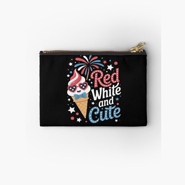 Item preview, Red White and Cute Ice Cream Patriotic Bow 4th Of July designed and sold by Shannon Bosley.