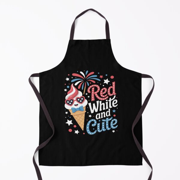 Item preview, Red White and Cute Ice Cream Patriotic Bow 4th Of July designed and sold by Shannon Bosley.
