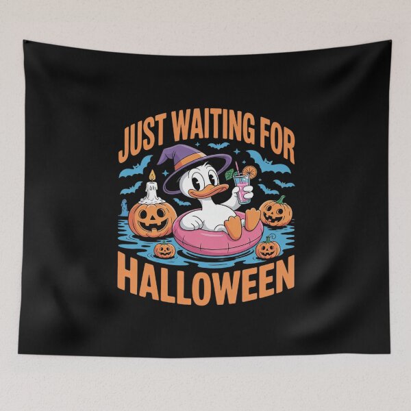 Item preview, Just Waiting For Halloween Goose Summer Spooky Season Women designed and sold by MythWoot.