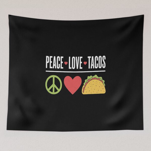 Item preview, Peace Love Tacos Cinco De Mayo Fiesta Mexican Hippie Women designed and sold by catsdothingz.