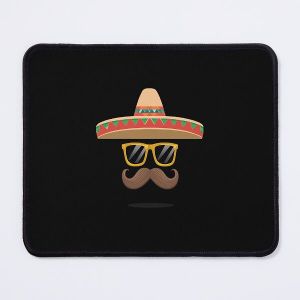Item preview, Sombrero Face Cinco De Mayo Mexican Fiesta Party designed and sold by catsdothingz.