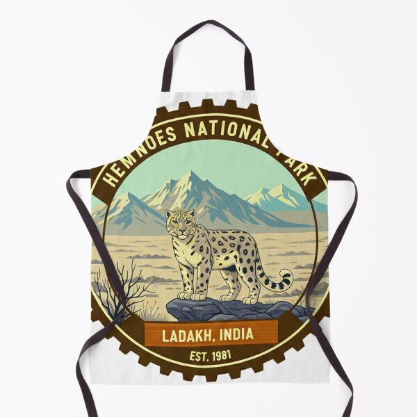 Item preview, Hemis National Park Ladakh India - Vintage Snow Leopard Wildlife Sticker designed and sold by MT-Hub | Cute Aesthetic Art, Stickers & Phone Cases.