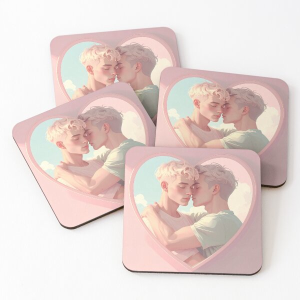 Item preview, Romantic Couple Embrace in Heart – Gentle Valentine Art designed and sold by Beamiverse.
