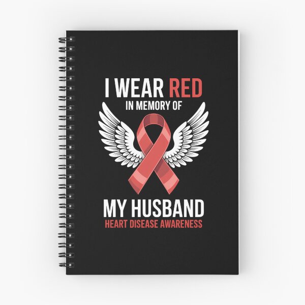 Item preview, I Wear Red In Memory of my Husband Heart Disease Awareness designed and sold by IdunayaStore.