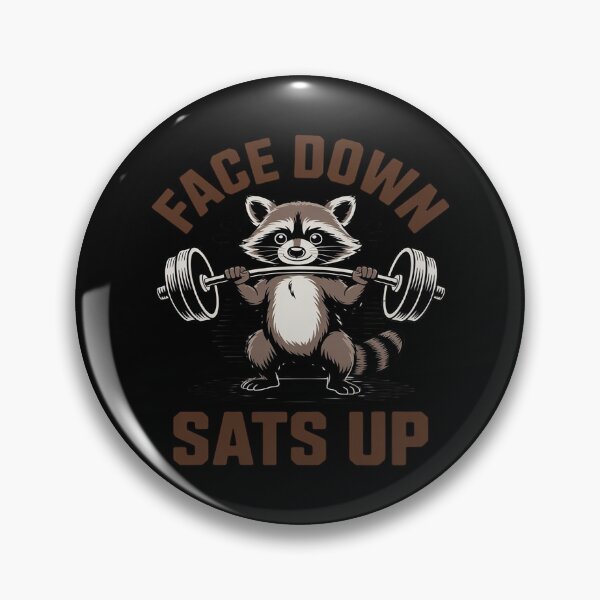 Item preview, Respiratory Therapist Racoon Pulmonology Face Down Sats Up designed and sold by Shannon Bosley.