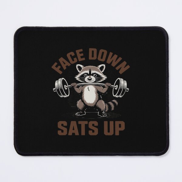Item preview, Respiratory Therapist Racoon Pulmonology Face Down Sats Up designed and sold by Shannon Bosley.